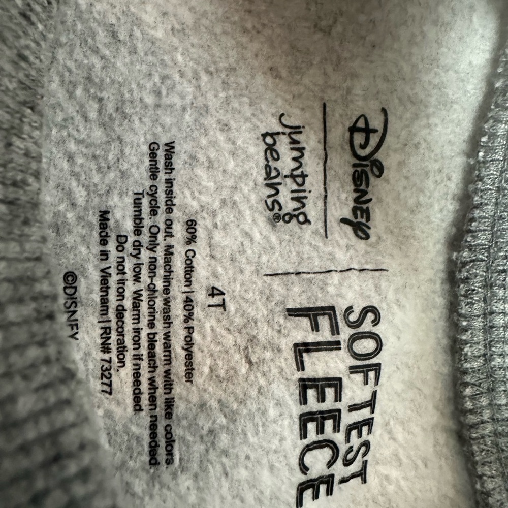 Disney Jumping Beans Softest Fleece Sweater